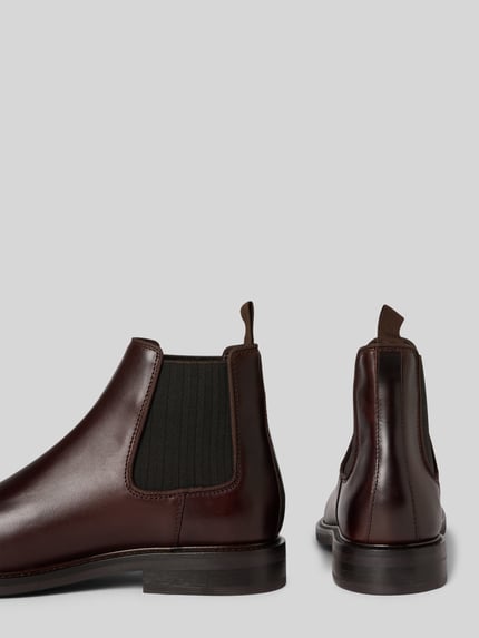 GANT Buty chelsea z wyhaftowanym logo model ‘St Fairkon’ Ciemnobrązowy 2