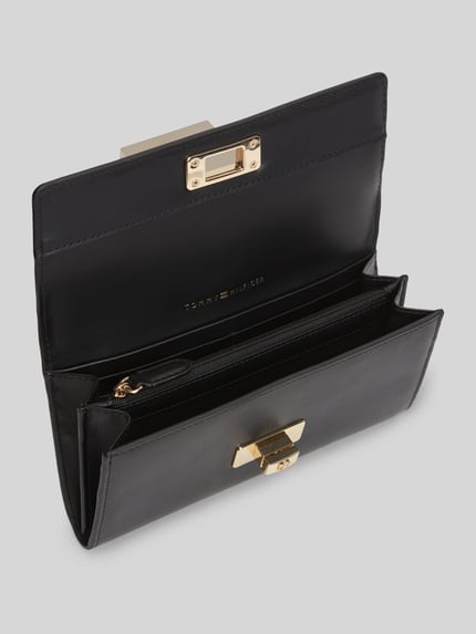 Tommy Hilfiger Portemonnee met logo-applicatie Zwart - 4