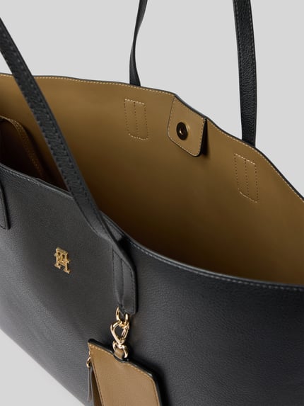Tommy Hilfiger Shopper met uitneembaar muntzakje, model 'ICON TOTE' Zwart - 4