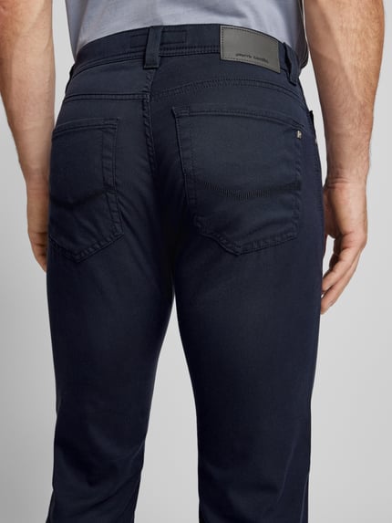 Pierre Cardin Tapered Fit Hose im 5-Pocket-Design Modell 'LYON' Marine 3