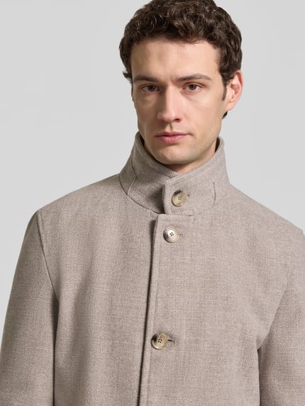 Strellson Kurzmantel mit Stehkragen Modell 'Fynn' Sand 3