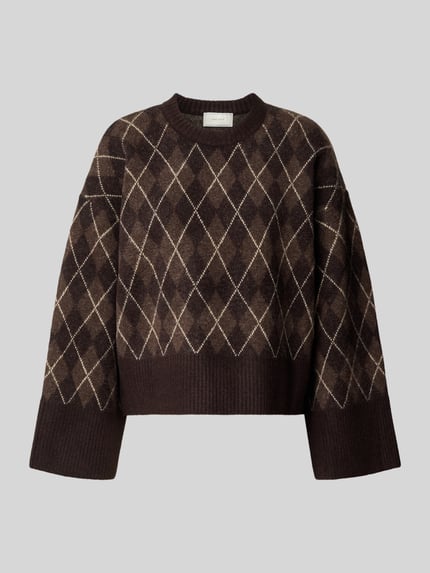 Sweter w kroju relaxed fit z dodatkiem wełny Shop The Look MANNEQUINE