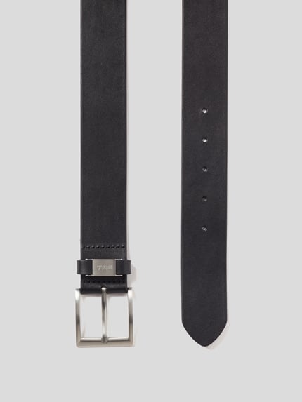 BOSS Riem in leerlook  Zwart - 3