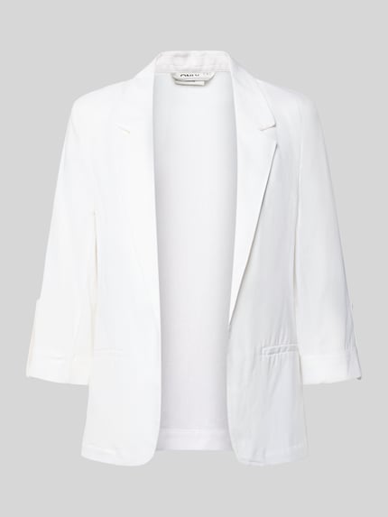 Productfoto, Relaxed Fit Blazer uit viscose-linnenmix model 'GOA' van Only, effen, reverskraag, zonder sluiting, paspelzakken, dames