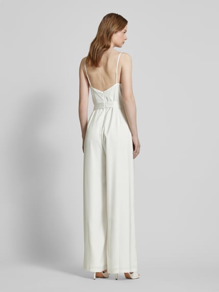 Hey Kyla Jumpsuit met strikceintuur Wit - 5