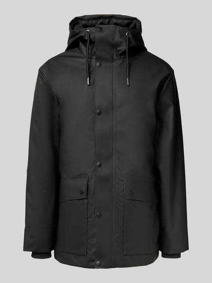 Rains Funktionsjacke mit Kapuze Black 2
