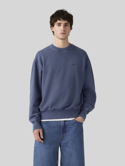 Levi's® Relaxed Fit Sweatshirt aus Baumwoll-Mix Jeansblau 4