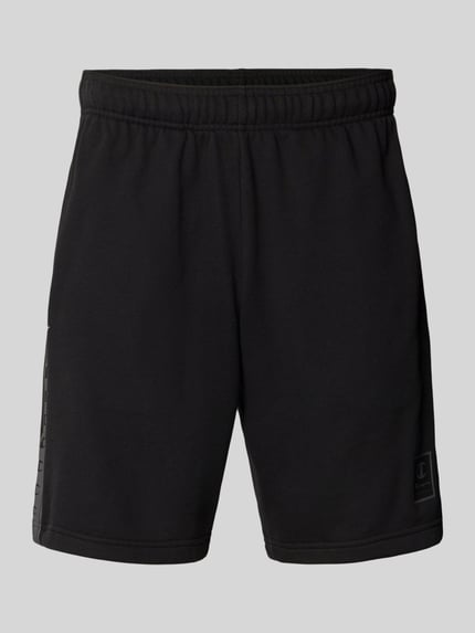 Sweatshorts mit Logo und elastischem Bund Shop The Look MANNEQUINE