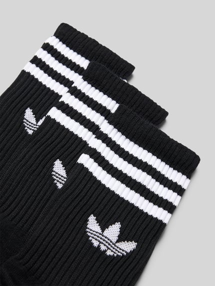 adidas Originals Sokken met logoprint in een set van 3 paar Zwart - 2