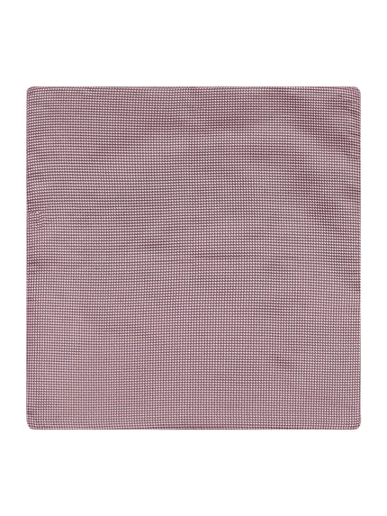 Produktfoto, Einstecktuch aus Seide mit Strukturmuster von Monti in quadratischer Form, bordeauxfarben, feine Textur, 27 x 27 cm.