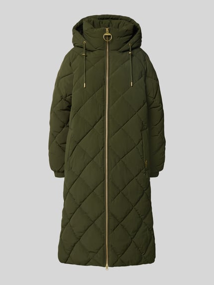 Barbour Regular Fit Steppmantel in leichter Crinkle-Optik Modell 'KIRKTON' Khaki 2