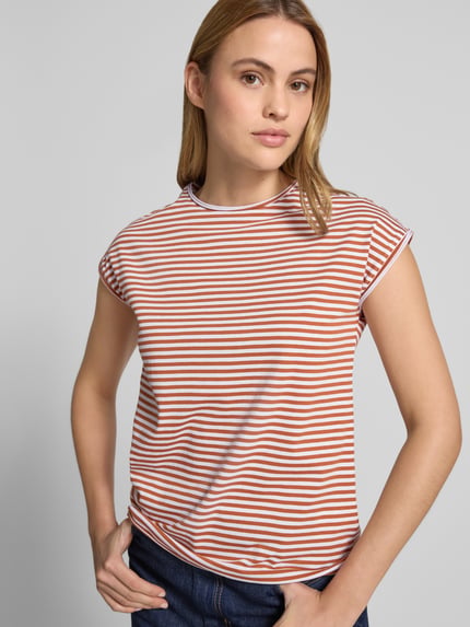 Christian Berg Woman t-shirt z okrągłym dekoltem Koniakowy 3
