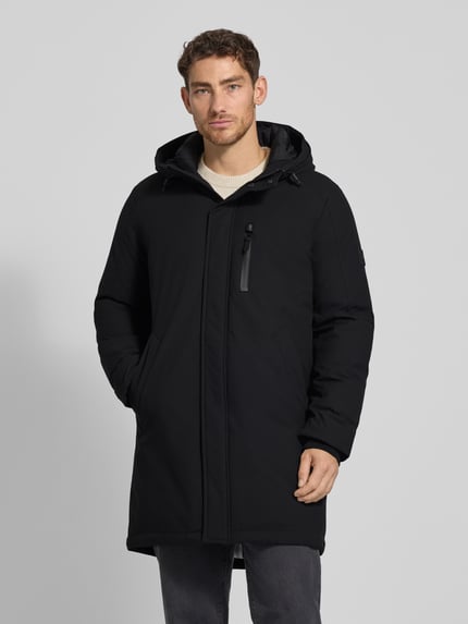 Antony Morato Regular Fit Parkamantel mit Kapuze Black 4