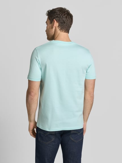 s.Oliver RED LABEL regular fit T-shirt van puur katoen Turquoise - 5