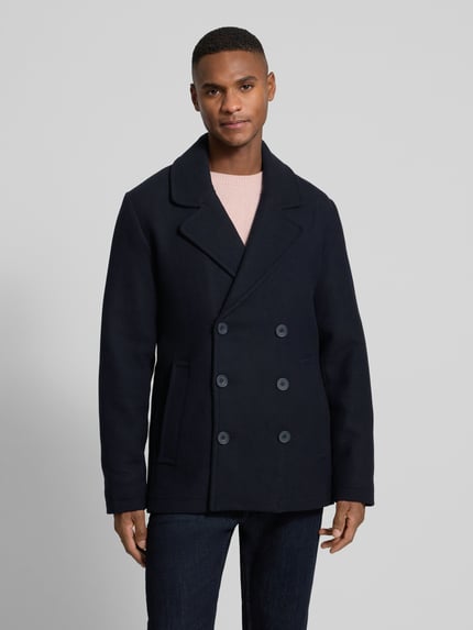 Casual Friday Jacke mit Reverskragen Modell 'METS' Dunkelblau 4