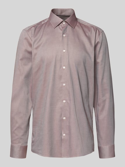 OLYMP Level 5 Slim fit zakelijk overhemd met kentkraag Middenbruin - 2