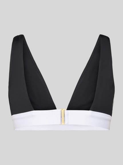 Lauren Ralph Lauren Bikini-Oberteil mit Kontrastbund Black 3