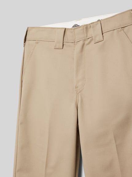 Dickies Regular fit stoffen broek met ceintuurlussen, model 'WORK' Zand - 2