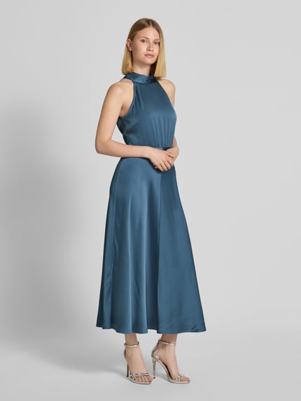 Samsøe Samsøe Midikleid mit Cut Out am Rücken Bleu 1