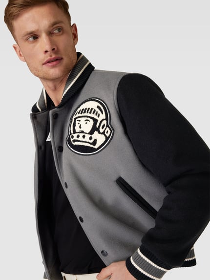 Billionaire Boys Club Kurtka college z naszywką z logo Czarny 3