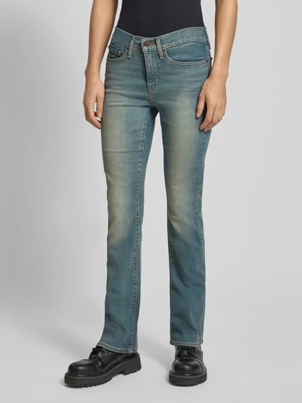 Levi's® 300 Bootcut-Jeans aus Baumwoll-Mix Modell '315' Blau 4