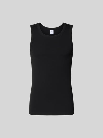 Slim fit top met ronde hals Shop The Look MANNEQUINE