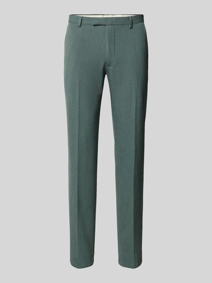 Pantalon met structuurmotief Shop The Look MANNEQUINE