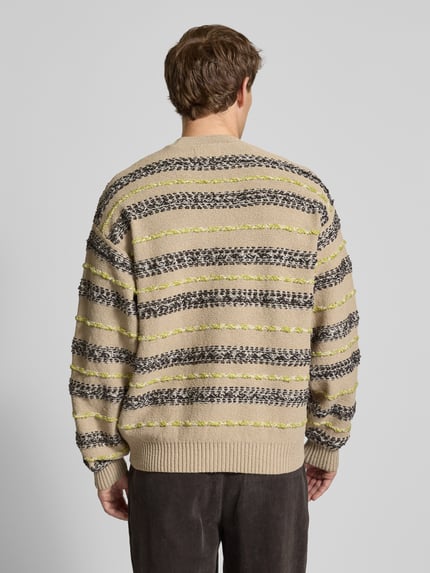 Jake*s Studio Men Strickjacke mit V-Ausschnitt Beige 5