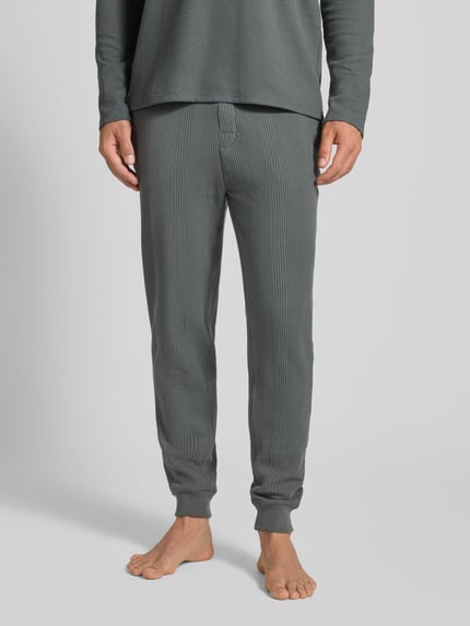 BOSS Relaxed Fit Sweatpants aus Baumwoll-Mix Schilf 4