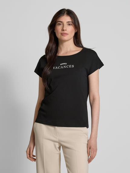 Marc O'Polo Relaxed Fit T-Shirt aus reiner Baumwolle BLACK 4