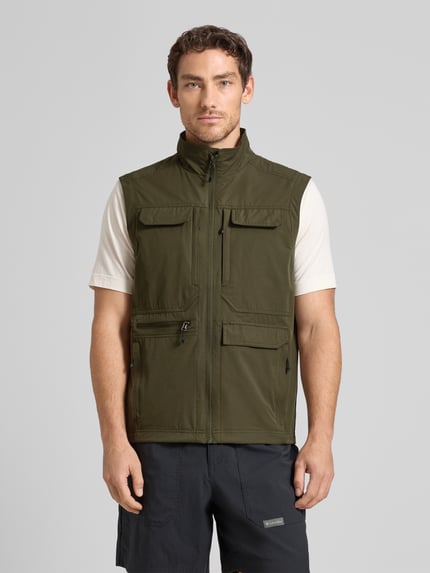 Icepeak Regular Fit Weste mit aufgesetzten Taschen Modell 'Bergheim' Oliv 4