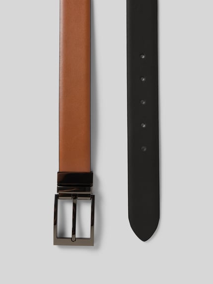 LLOYD Men's Belts Wendegürtel aus echtem Leder Modell 'WENDER' Cognac 3