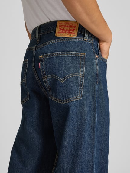 Levi's® Baggy Fit Jeans mit Kontrastnähten Modell 'CRUSADER' Dunkelblau 3