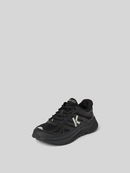 Kenzo Sneakersy z detalem z logo Czarny 2