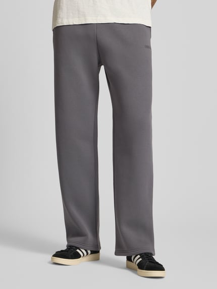 REVIEW Loose Fit Sweatpants mit Seitentaschen Dunkelgrau 4