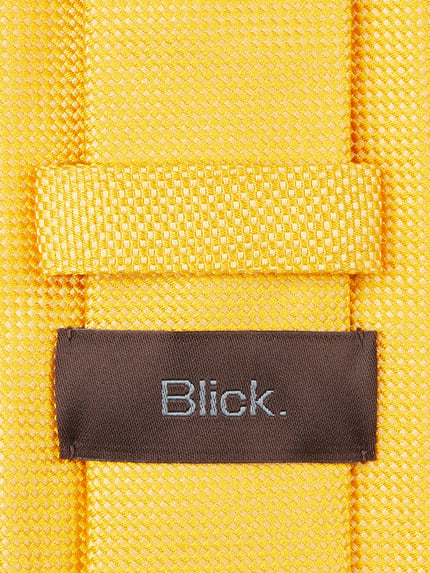 Blick Krawatte aus reiner Seide (7 cm) GELB 2