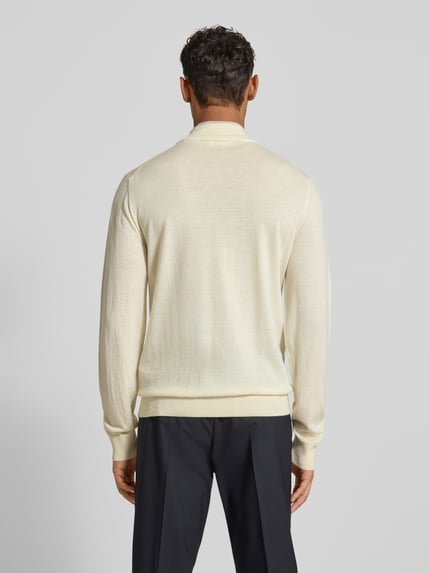 Cruna Strickpullover aus reiner Wolle Offwhite 5