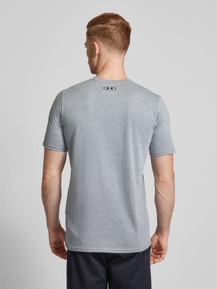 Under Armour T-shirt met labelprint Middengrijs - 5