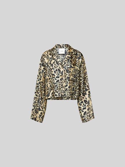 Overhemdblouse van pure zijde Shop The Look MANNEQUINE