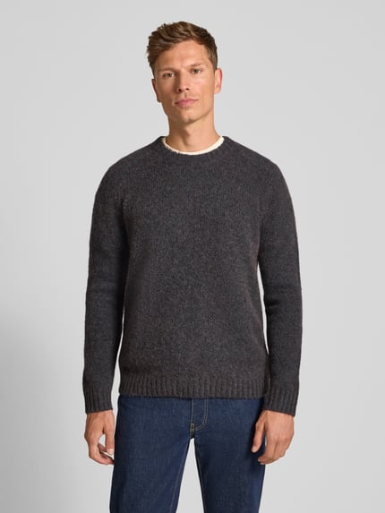 Tiger of Sweden Strickpullover mit Alpaka-Anteil Modell 'Adryan' Marine 4
