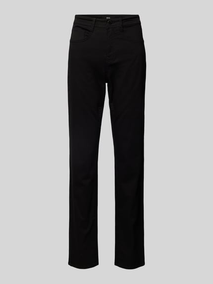 Brax Straight fit jeans met 5-pocketmodel, model 'Carola' Zwart - 2
