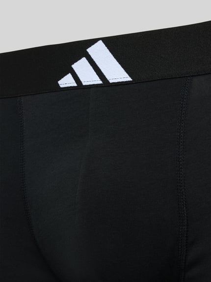 adidas Sportswear Trunks mit elastischem Logo-Bund im 3er-Pack Black 2