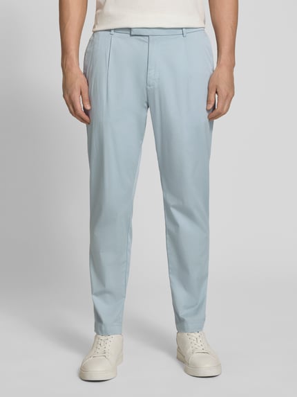 CINQUE Slim Fit Anzughose mit Biesen und französischen Eingrifftaschen Hellblau 4