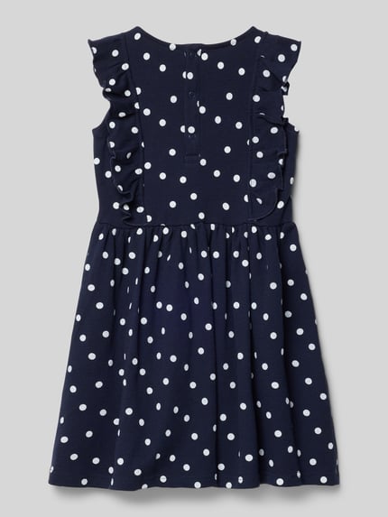 Blue Seven Kleid mit Strukturmuster Marine 3