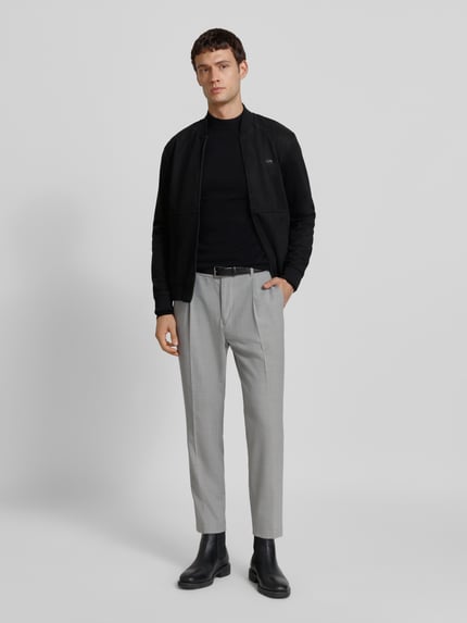 Antony Morato Strickpullover mit gerippten Abschlüssen Black 1