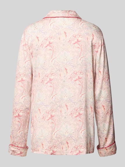 CCDK Copenhagen Pyjamabovendeel met reverskraag, model 'Josephine' Roze - 3
