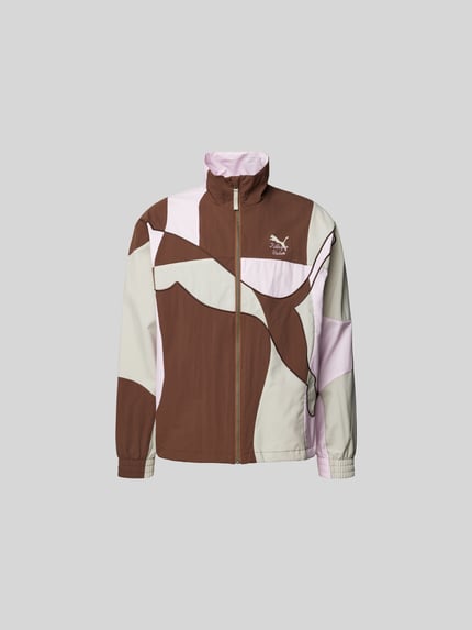 Trainingsjack met labeldetail Shop The Look MANNEQUINE