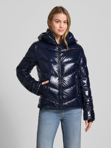 FIRE + ICE Puffer jacket met capuchon model 'SAELLY2' Donkerblauw - 4