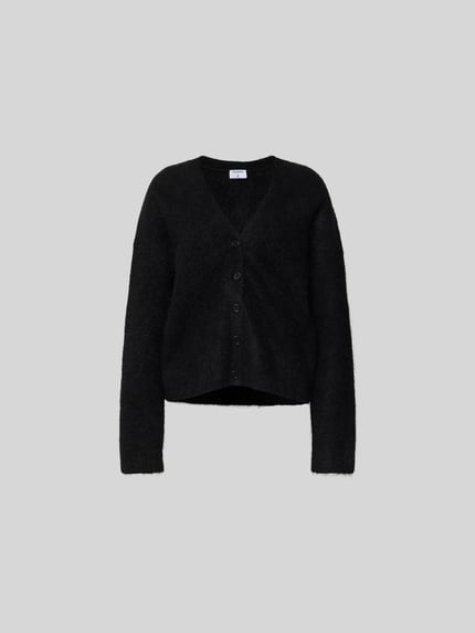 Filippa K Strickjacke mit Knopfleiste Black 2