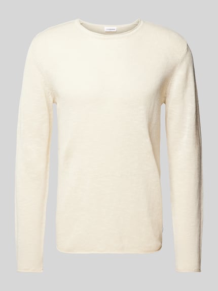 Lindbergh Strickpullover mit Strukturmuster Offwhite 2